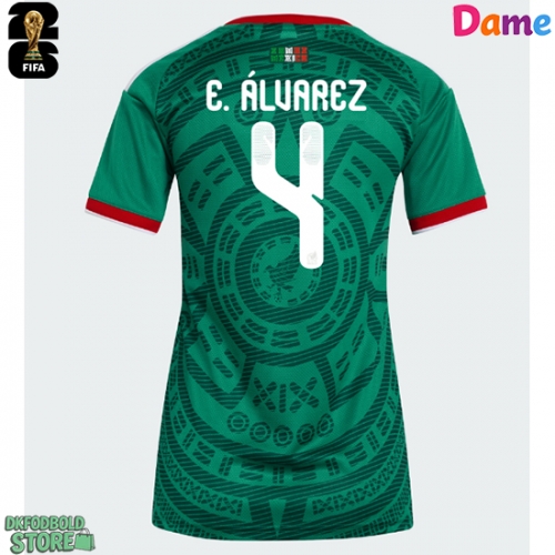Mexico Edson Alvarez #4 Replika Hjemmebanetrøje Dame VM 2026 Kortærmet